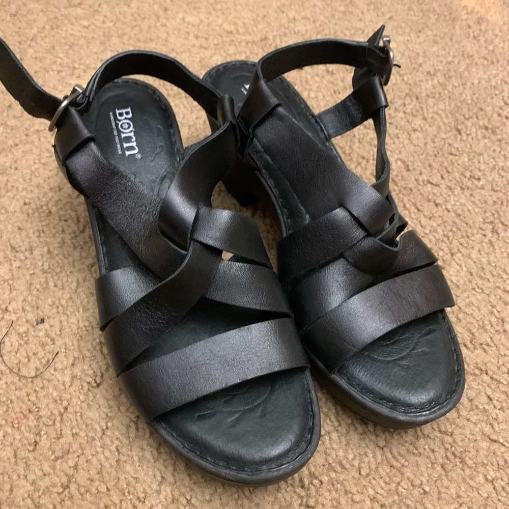 Black Born Sandals Heels